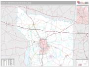 Tyler Metro Area <br /> Wall Map <br /> Premium Style 2024 Map
