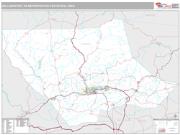 Williamsport Metro Area <br /> Wall Map <br /> Premium Style 2024 Map