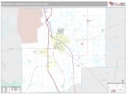 Columbus Metro Area <br /> Wall Map <br /> Premium Style 2024 Map