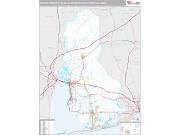 Daphne-Fairhope-Foley Metro Area <br /> Wall Map <br /> Premium Style 2024 Map