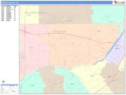 Jurupa Valley <br /> Wall Map <br /> Color Cast Style 2024 Map