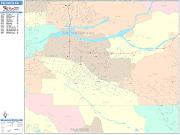 Redlands <br /> Wall Map <br /> Color Cast Style 2024 Map