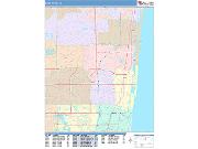 Boca Raton <br /> Wall Map <br /> Color Cast Style 2024 Map