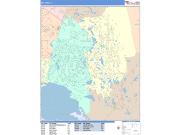 Deltona <br /> Wall Map <br /> Color Cast Style 2024 Map
