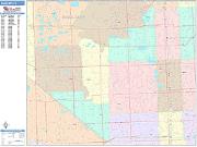 Hialeah <br /> Wall Map <br /> Color Cast Style 2024 Map