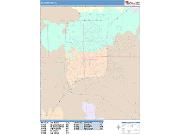 Bloomington <br /> Wall Map <br /> Color Cast Style 2024 Map