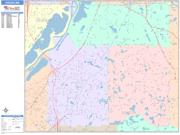 Eagan <br /> Wall Map <br /> Color Cast Style 2024 Map