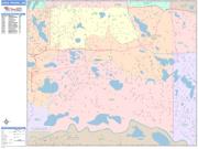 Eden Prairie <br /> Wall Map <br /> Color Cast Style 2024 Map
