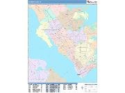Newport News <br /> Wall Map <br /> Color Cast Style 2024 Map