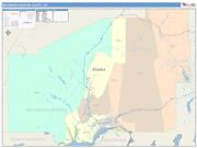 Matanuska-Susitna <br /> Wall Map <br /> Color Cast Style 2024 Map