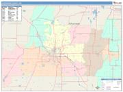 Craighead <br /> Wall Map <br /> Color Cast Style 2024 Map