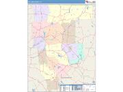 Tolland <br /> Wall Map <br /> Color Cast Style 2024 Map