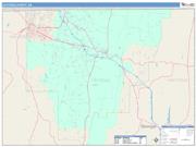 Catoosa <br /> Wall Map <br /> Color Cast Style 2024 Map