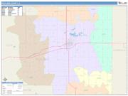 Richland <br /> Wall Map <br /> Color Cast Style 2024 Map