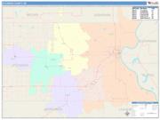 Atchison <br /> Wall Map <br /> Color Cast Style 2024 Map