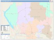 Pottawatomie <br /> Wall Map <br /> Color Cast Style 2024 Map