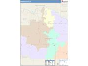 Wabaunsee <br /> Wall Map <br /> Color Cast Style 2024 Map