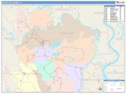 Avoyelles <br /> Wall Map <br /> Color Cast Style 2024 Map