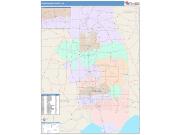 Tangipahoa <br /> Wall Map <br /> Color Cast Style 2024 Map