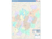 Kennebec <br /> Wall Map <br /> Color Cast Style 2024 Map