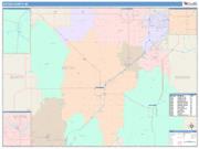 Eaton <br /> Wall Map <br /> Color Cast Style 2024 Map