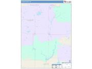 Gladwin <br /> Wall Map <br /> Color Cast Style 2024 Map
