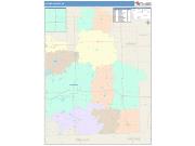 Lapeer <br /> Wall Map <br /> Color Cast Style 2024 Map