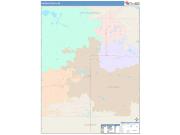 Oscoda <br /> Wall Map <br /> Color Cast Style 2024 Map