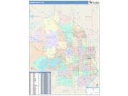 Hennepin <br /> Wall Map <br /> Color Cast Style 2024 Map