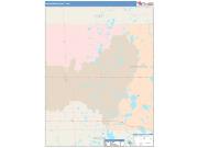 Mahnomen <br /> Wall Map <br /> Color Cast Style 2024 Map