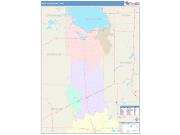 Mille Lacs <br /> Wall Map <br /> Color Cast Style 2024 Map