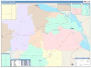 Wabasha <br /> Wall Map <br /> Color Cast Style 2024 Map