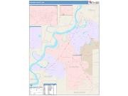 Coahoma <br /> Wall Map <br /> Color Cast Style 2024 Map