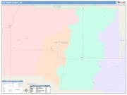 Hettinger <br /> Wall Map <br /> Color Cast Style 2024 Map