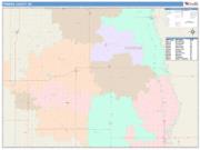 Pembina <br /> Wall Map <br /> Color Cast Style 2024 Map