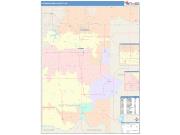 Pottawatomie <br /> Wall Map <br /> Color Cast Style 2024 Map