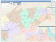 Cumberland <br /> Wall Map <br /> Color Cast Style 2024 Map