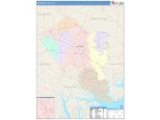 Colleton <br /> Wall Map <br /> Color Cast Style 2024 Map
