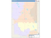 Deuel <br /> Wall Map <br /> Color Cast Style 2024 Map