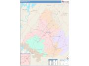 McMinn <br /> Wall Map <br /> Color Cast Style 2024 Map