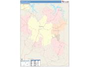 Overton <br /> Wall Map <br /> Color Cast Style 2024 Map