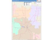 McCulloch <br /> Wall Map <br /> Color Cast Style 2024 Map