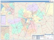 McLennan <br /> Wall Map <br /> Color Cast Style 2024 Map