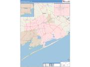 Matagorda <br /> Wall Map <br /> Color Cast Style 2024 Map