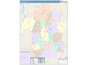 Rutland <br /> Wall Map <br /> Color Cast Style 2024 Map
