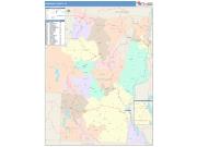Windham <br /> Wall Map <br /> Color Cast Style 2024 Map