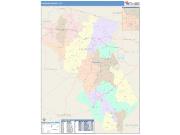 Fauquier <br /> Wall Map <br /> Color Cast Style 2024 Map