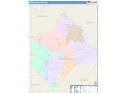 Rappahannock <br /> Wall Map <br /> Color Cast Style 2024 Map