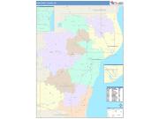 Manitowoc <br /> Wall Map <br /> Color Cast Style 2024 Map