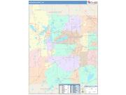Waukesha <br /> Wall Map <br /> Color Cast Style 2024 Map